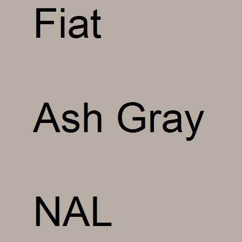 Fiat, Ash Gray, NAL.